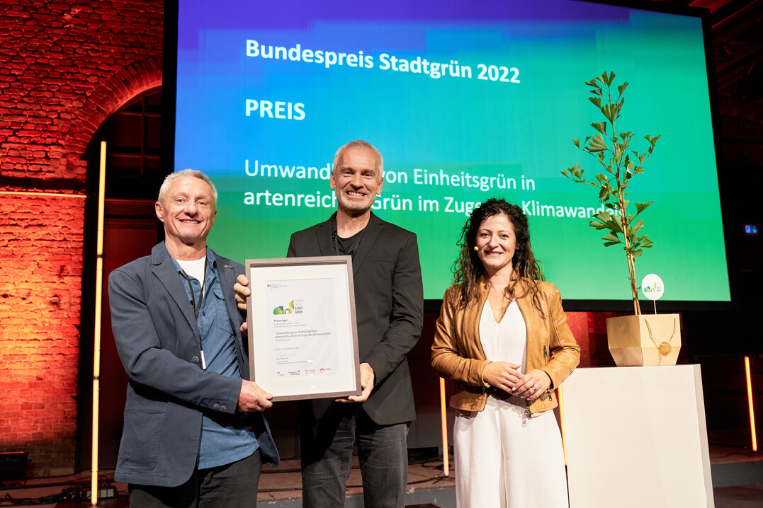 ber die Arbeit von Bad Saulgaus Stadtgrtner Jens Wehner (l.) und dem Umweltbeauftragten Thomas Lehenherr haben wir mehrfach berichtet.