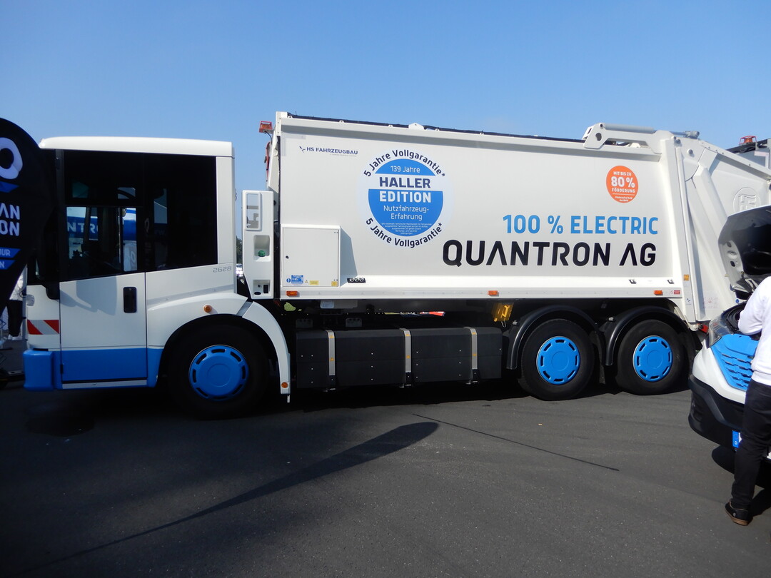   Ein Beispiel fr die Umrstung von Verbrenner auf Elektroantrieb von Fa. Quantron