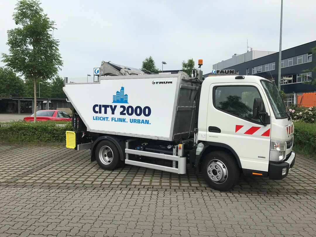 Der CITY 2000 ist schnell und wendig und ideal für enge Wege und den städtischen Einsatz geeignet.