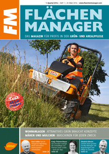 Cover FLCHENMANAGER 01/2016