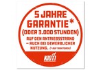 Die Garantie für den Antriebsstrang bei KIOTI-Traktoren wurde auch bei gewerblicher Nutzung erweitert.