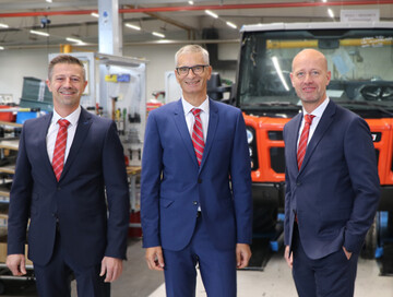 Die komplette REFORM-Geschftsfhrung (v.l.n.r.) COO Wolfgang Zauner, MSc. CEO Mag. Reinhard Riepl, CSO Dr. Franz Haas.