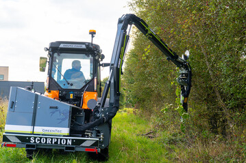Der neue Scorpion 490 PLUS ist dank neuem Hydrauliksystem besonders leistungsstark.