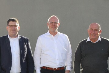v.l.n.r.: Guido Schumacher (Geschftsfhrer Schumacher Dienstleistungsgruppe), Thomas Braun (Geschftsfhrender Gesellschafter Geiger FM), Ulf Groth (Geschftsfhrer Lengeling Service GmbH) 