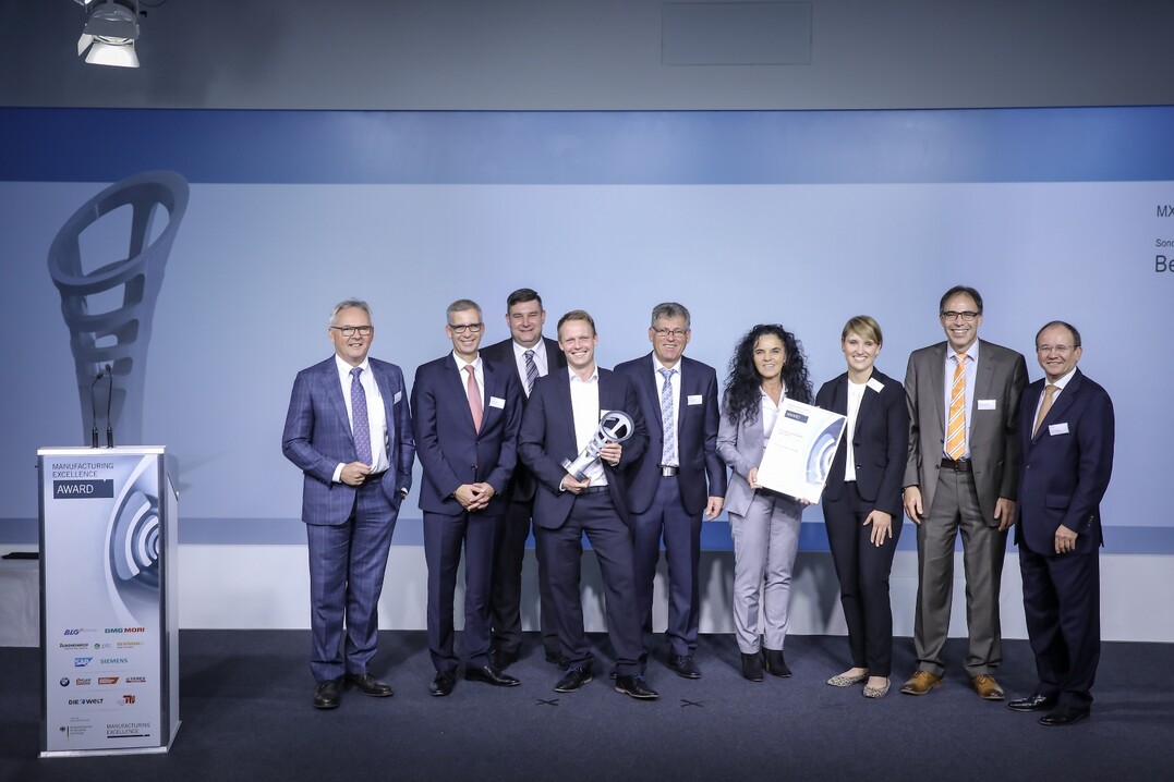 Die Preisverleihung beim Manufacturing Excellence Award 2016