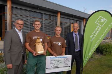 Staatssekretr im Thringer Ministerium fr Landwirtschaft, Forsten, Umwelt und Naturschutz, Roland Richwien, Michael Huber, Jan Steinberg und FGL-Prsident Jens Heger. 
