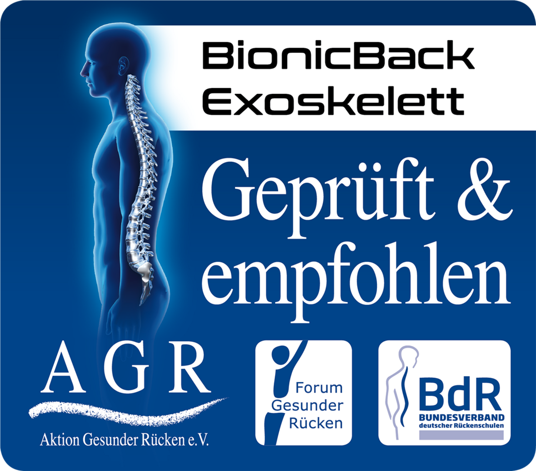 Wichtig! Bitte bei Nutzung des Gtesiegels folgenden Zusatz angeben: Geprft und empfohlen vom Forum: Gesunder Rcken - besser leben e.V. und dem Bundesverband deutscher Rckenschulen (BdR) e. V.. Weitere Infos bei AGR e. V., Stader Str. 6, 27432 Bremervrde, Tel. 04761/926 358 0, www.agr-ev.de