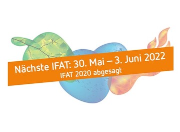 Die nchste IFAT in Mnchen findet vom 30. Mai bis 3. Juni 2022 statt.