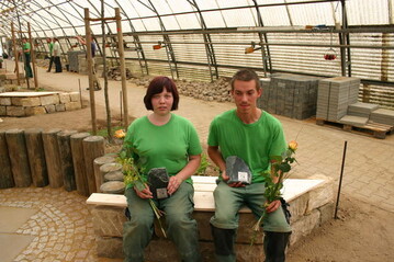 Siegten beim Nachwuchs-Cup in Sachsen: Carolin Behnisch und Marcel Maroldt von der Stadt Dresden.