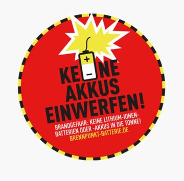Aufkleber fr Mlltonnen