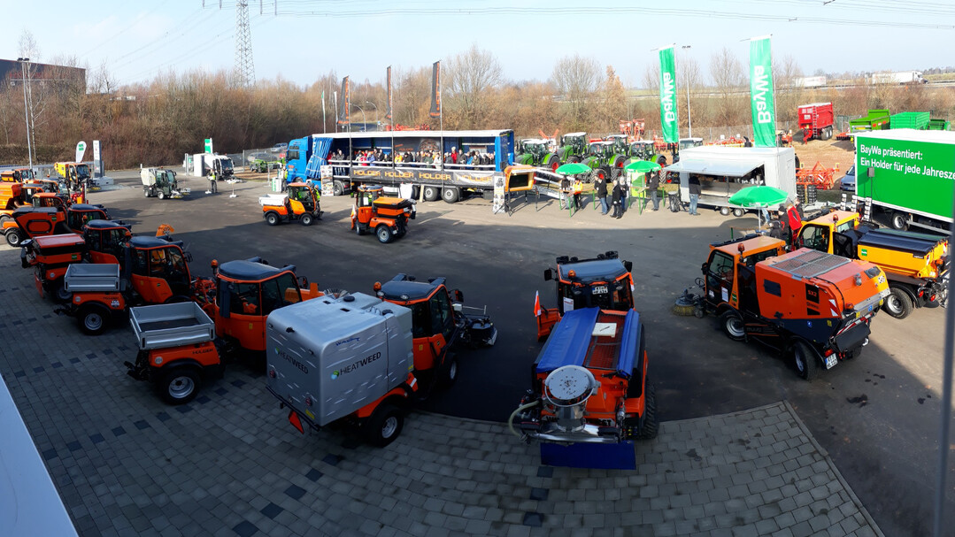 Mit der Holder Roadshow 2018 ist der Startschuss für den Vertrieb der Holder Kommunal- und Gewerbetechnik gefallen