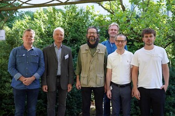 Die Referenten der Tagung: (v. l.) Fachverbandsvorsitzender Jrg Cremer, Dr. Philipp Schnfeld, Prof. Dr. Wolfgang Rohe, Marc Wilde, Rainer Hilsberg und Jonas Heck