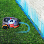 Der neue VisionFence-Sensor von Segway mit integrierter KI-Technologie ermöglicht es „Navimow“, komplexe Rasenflächen intelligenter und genauer zu mähen.