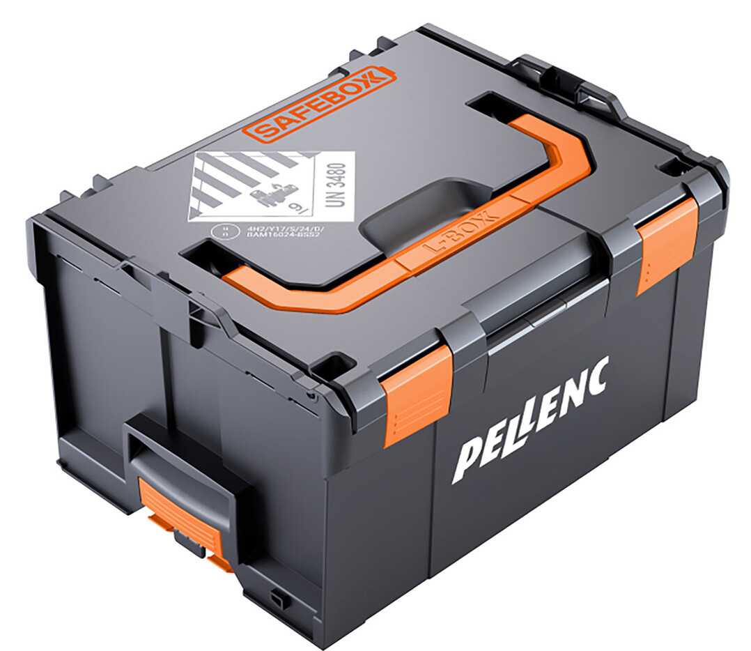 Der robuste Sicherhheitskoffer von PELLENC aus schlagzähem ABS-Kunststoff ist für Gefahrgut bis 16,5?kg gemäß ADR, RID, IMDG und ATA DGR geeignet.