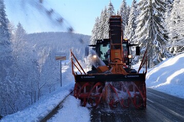 Die Schneeschleuder hat sich bei ihrem Test-Einsatz gut bewhrt.
