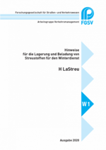 H LaStreu - Hinweise für die Lagerung und Beladung von Streustoffen für den Winterdienst