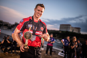 Der Kanadier Stirling Hart gewinnt die Champions Trophy 2018.