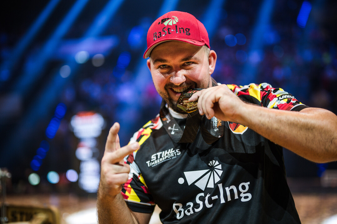 Historisches Edelmetall: Danny Martin aus Sinntal holt Bronze fr Deutschland