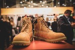 Der Timberland PRO® Iconic Yellow Boot auf der A+A 2019 in Düsseldorf.