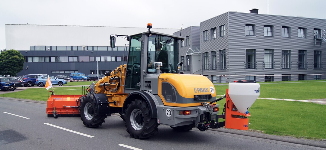 Mit dem neuen Salzstreuer TS 120/200 hat die Tuchel Maschinenbau GmbH das Eis gebrochen. 