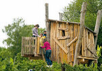 Baumhaus auf einem Spielplatz in Bad Rappenau. Hier ist
Sicherheit besonders gefragt.