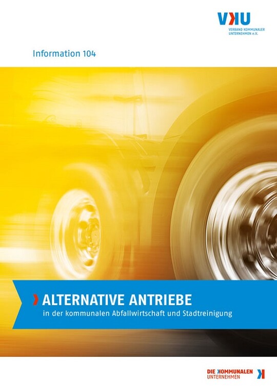 In der neuen Publikation Information 104 Alternative Antriebe in der kommunalen Abfallwirtschaft und Stadtreinigung stellt der Verband Kommunaler Unternehmen (VKU) umfassende Informationen zum Thema zur Verfgung.